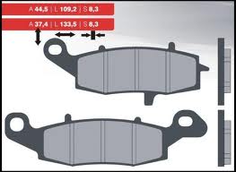 BRENTA brake pads KH229 sintered gold (FT 4092)