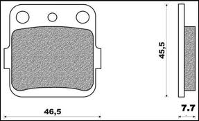 Brake pads BRENTA BR4106