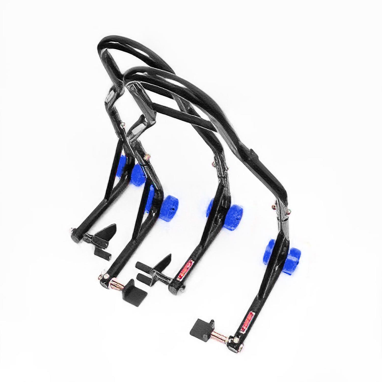 BIKETEC AKCE stojan motocyklový BIKER X (přední/zadní) TYP-L (válečky) komplet
