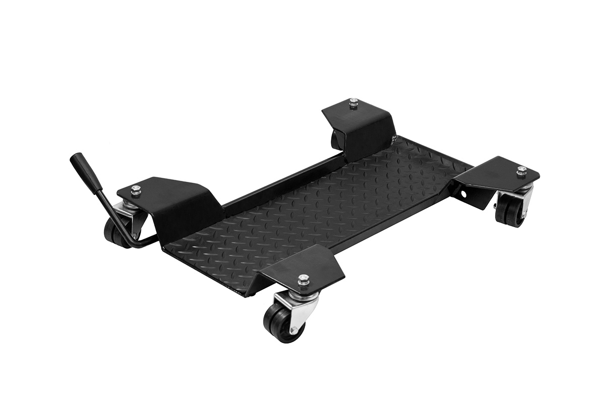 Levně BIKETEC PRO stojan / vozík POD motocycle / skútr ( šířka vnější 43 cm šířka vnitřní 18,5cm délka 61cm výška 10cm) barva černá (BIKETEC PRO stojan /)