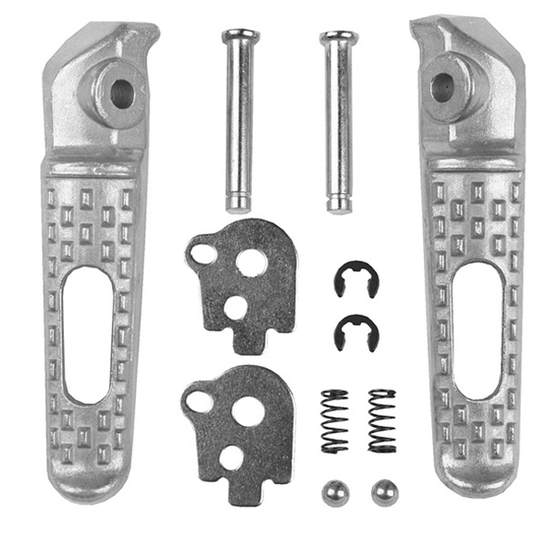 Set of footrests passenger completeby fixing BIKETEC PARTS BTFR004