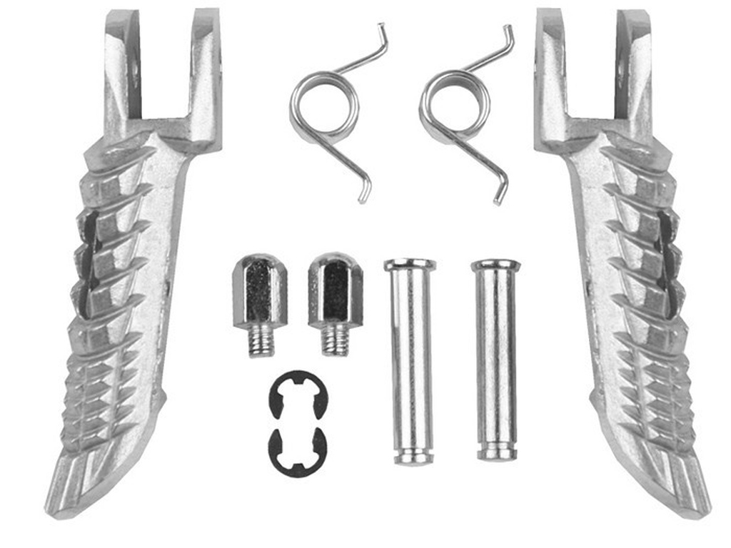 BIKETEC PARTS sada stupaček kompletní s upevněním SUZUKI GSXR 600/750/1000 01-14 barva stříbrná