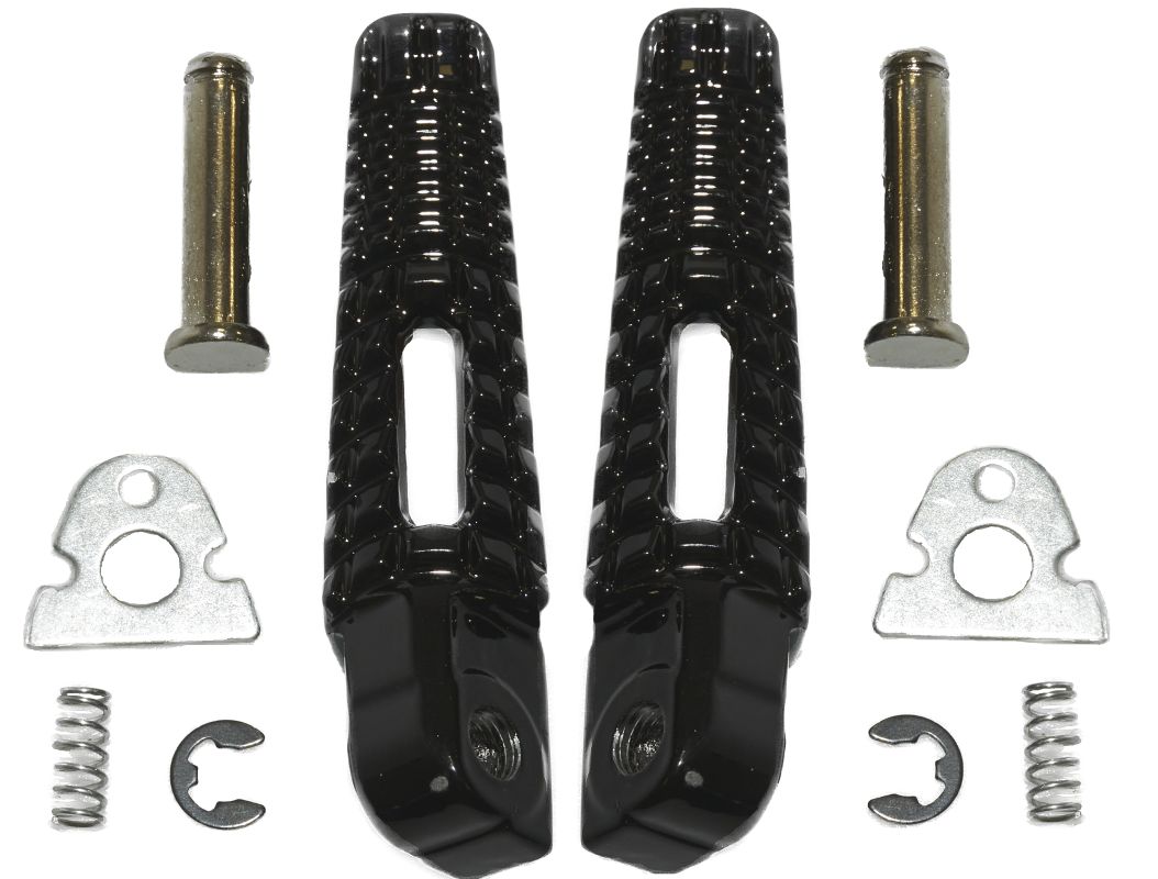BIKETEC PARTS sada stupaček pasažéra kompletní s upevněním SUZUKI GSXR 600/750 06-14, GSXR 1000 05-14, B-KING 08-13 barva černá