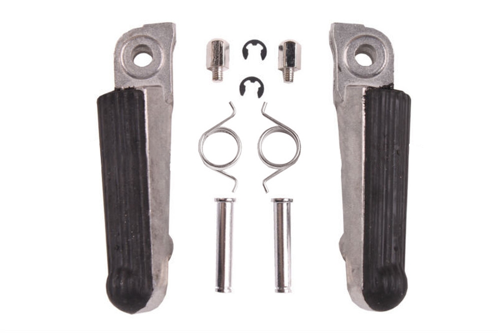 Set of footrests completeby fixing BIKETEC PARTS BTFR024
