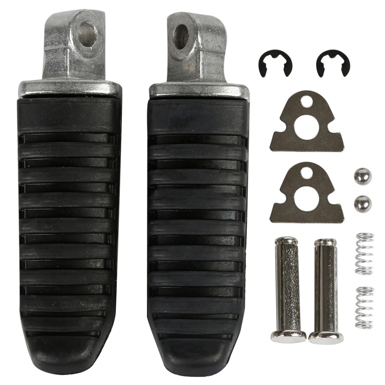Set of footrests passenger BIKETEC PARTS BTFR029