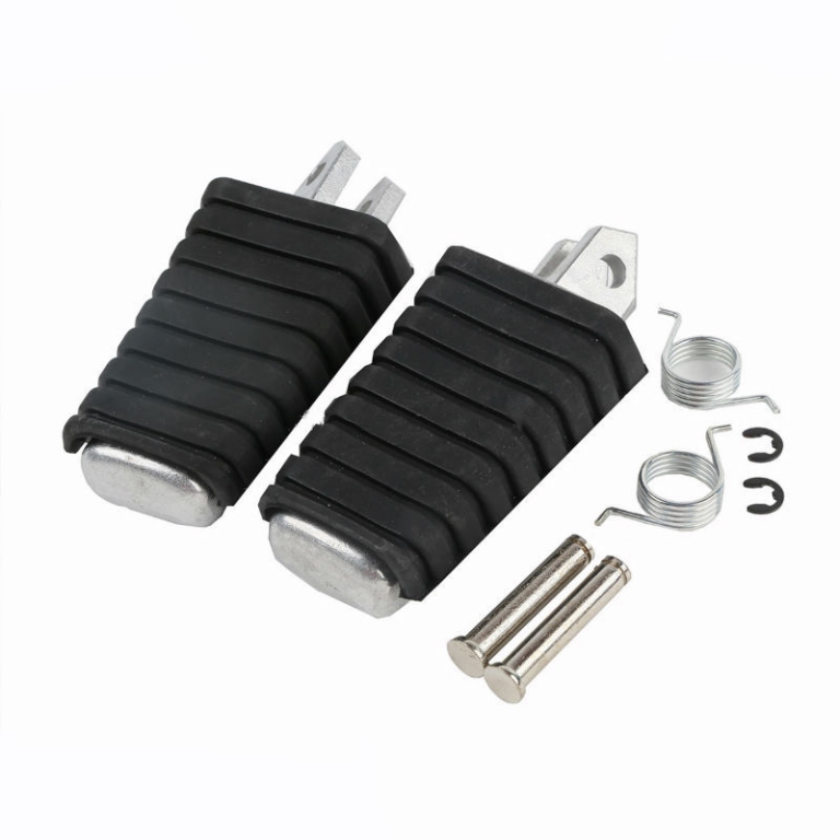 Set of footrests passenger completeby fixing BIKETEC PARTS BTFR039