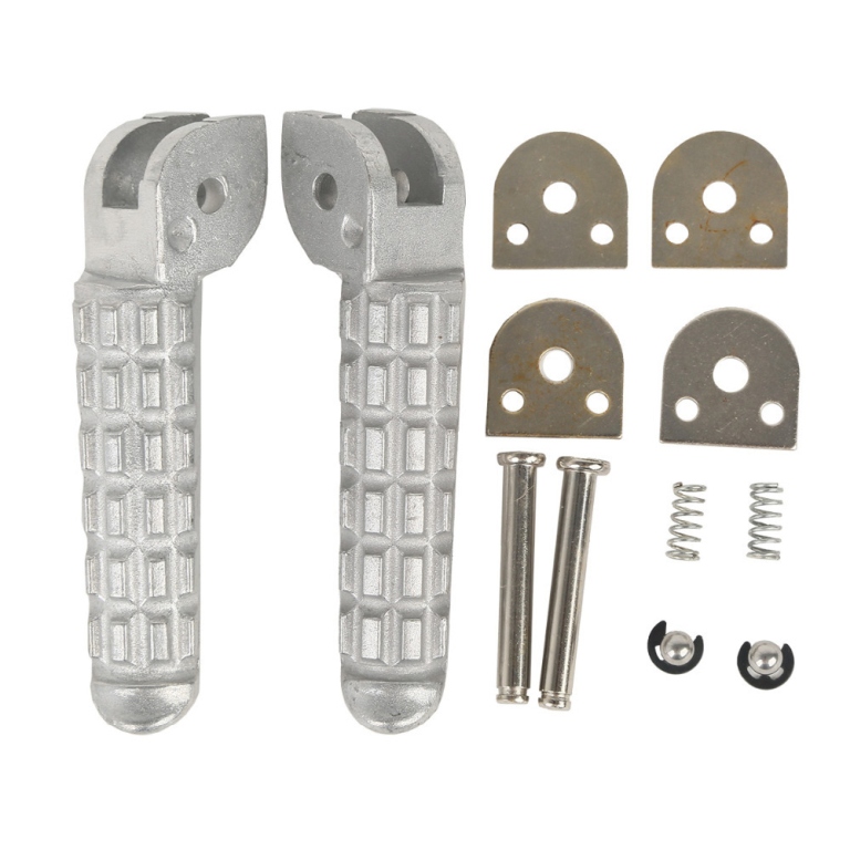 Set of footrests passenger completeby fixing BIKETEC PARTS BTFR043