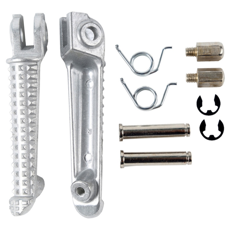Set of footrests completeby fixing BIKETEC PARTS BTFR049