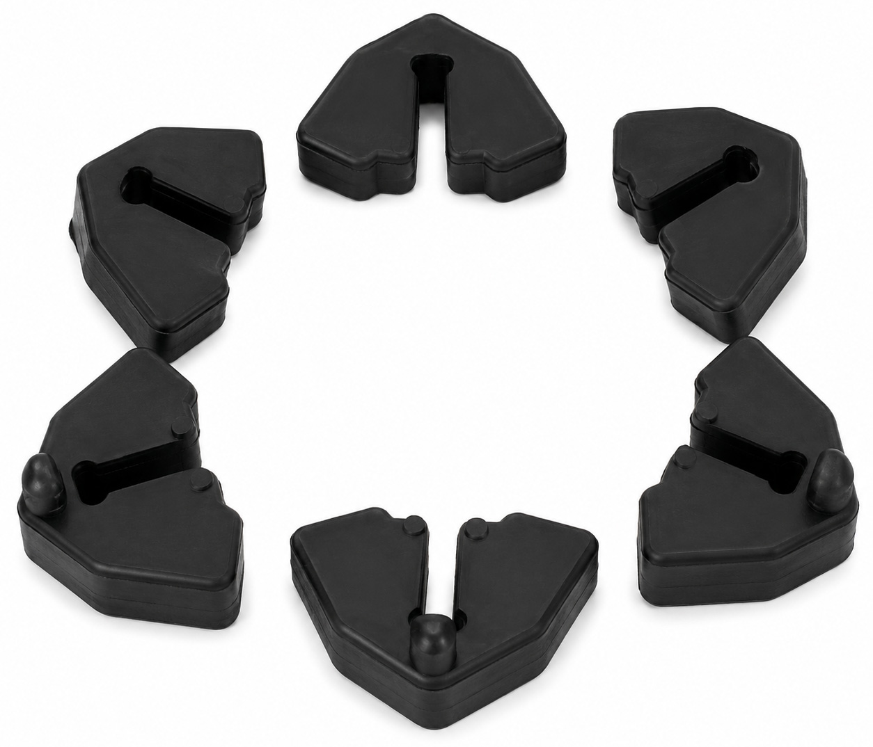 BIKETEC SADA GUMOVÝCH DORAZŮ UNAŠEČE SUZUKI GSX-R 600 '97-'00/GSX-R 1100 '93-'98/GSF 1200 BANDIT '97-'05/TL 1000 '97-'01