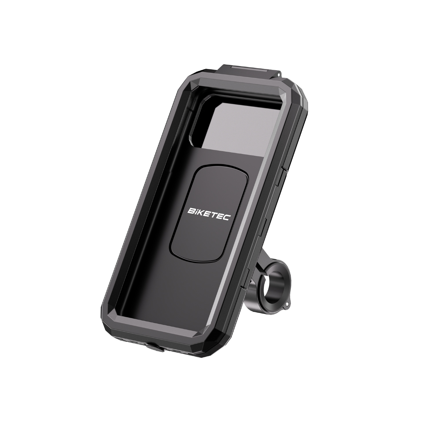 Waterproofobjímkou on phone mounted on steering or mirror BIKETEC OM BTK01