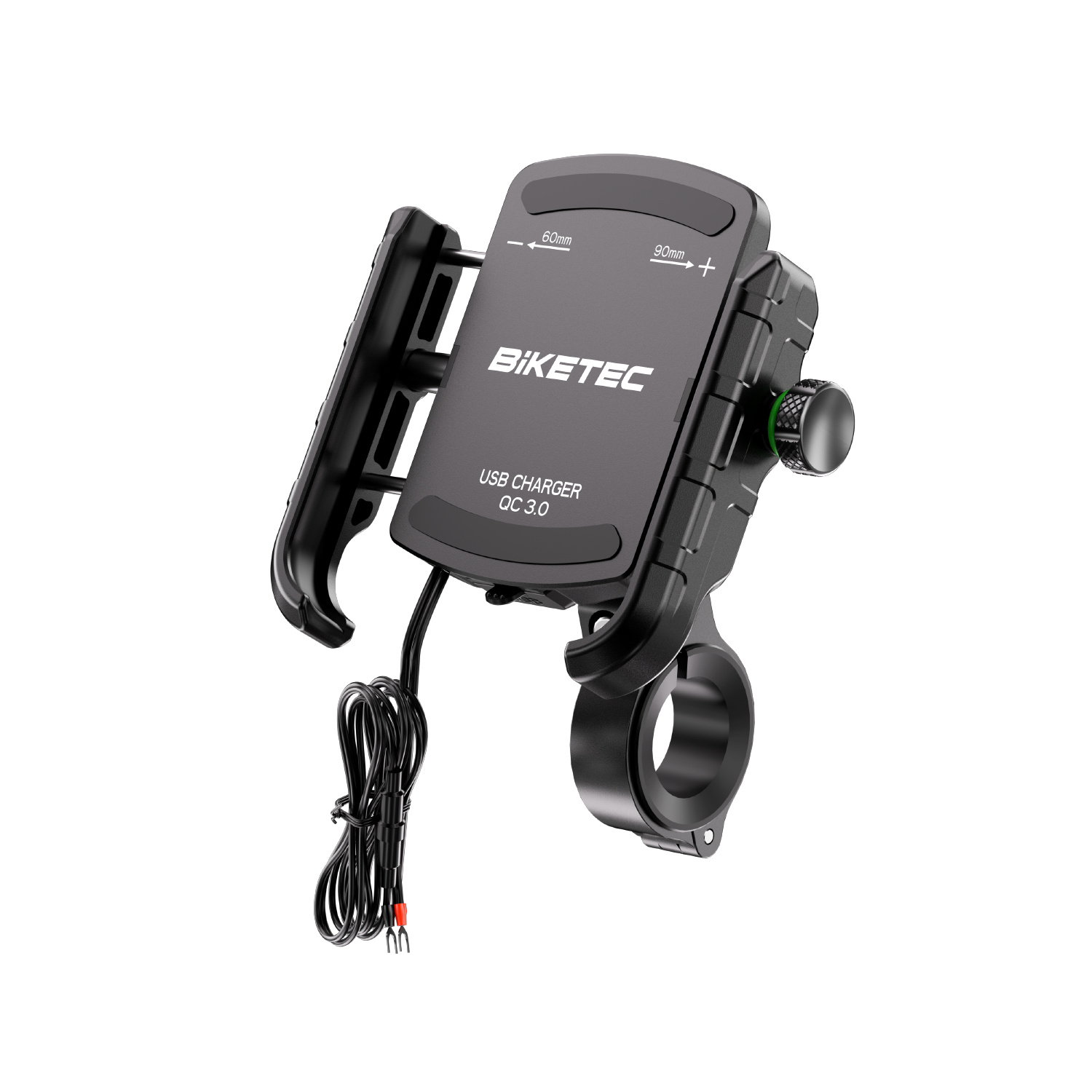Levně BIKETEC PRO rukojeť/montáž motocyklový na telefon ŁAdoWARKĄ QC 3.0 USB-A (EL) (BIKETEC PRO rukojeť/montáž motocyklový na telefon ŁAdoWARKĄ QC 3.0)