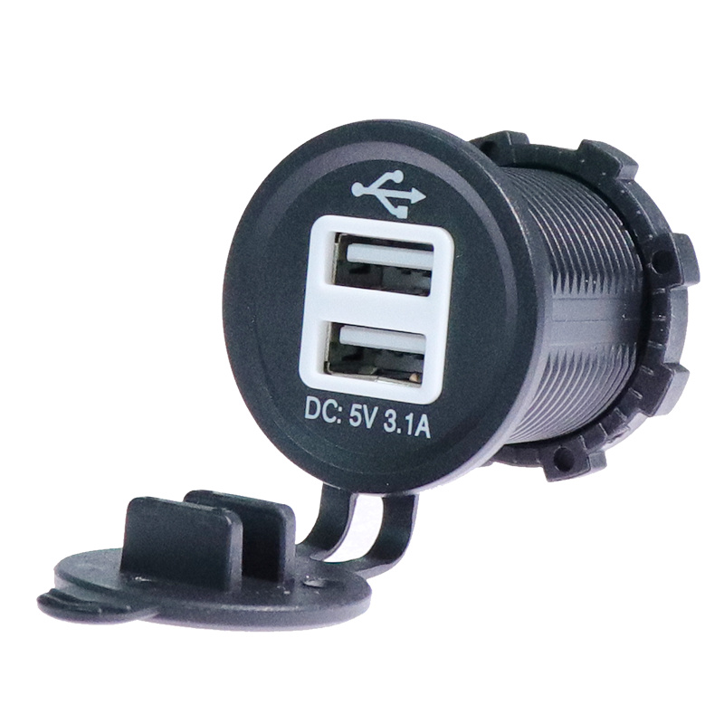Levně BIKETEC PRO zásuvka motocyklové 2X USB typ-A (EL) (BIKETEC PRO zásuvka motocyklové 2X USB typ-A (EL))