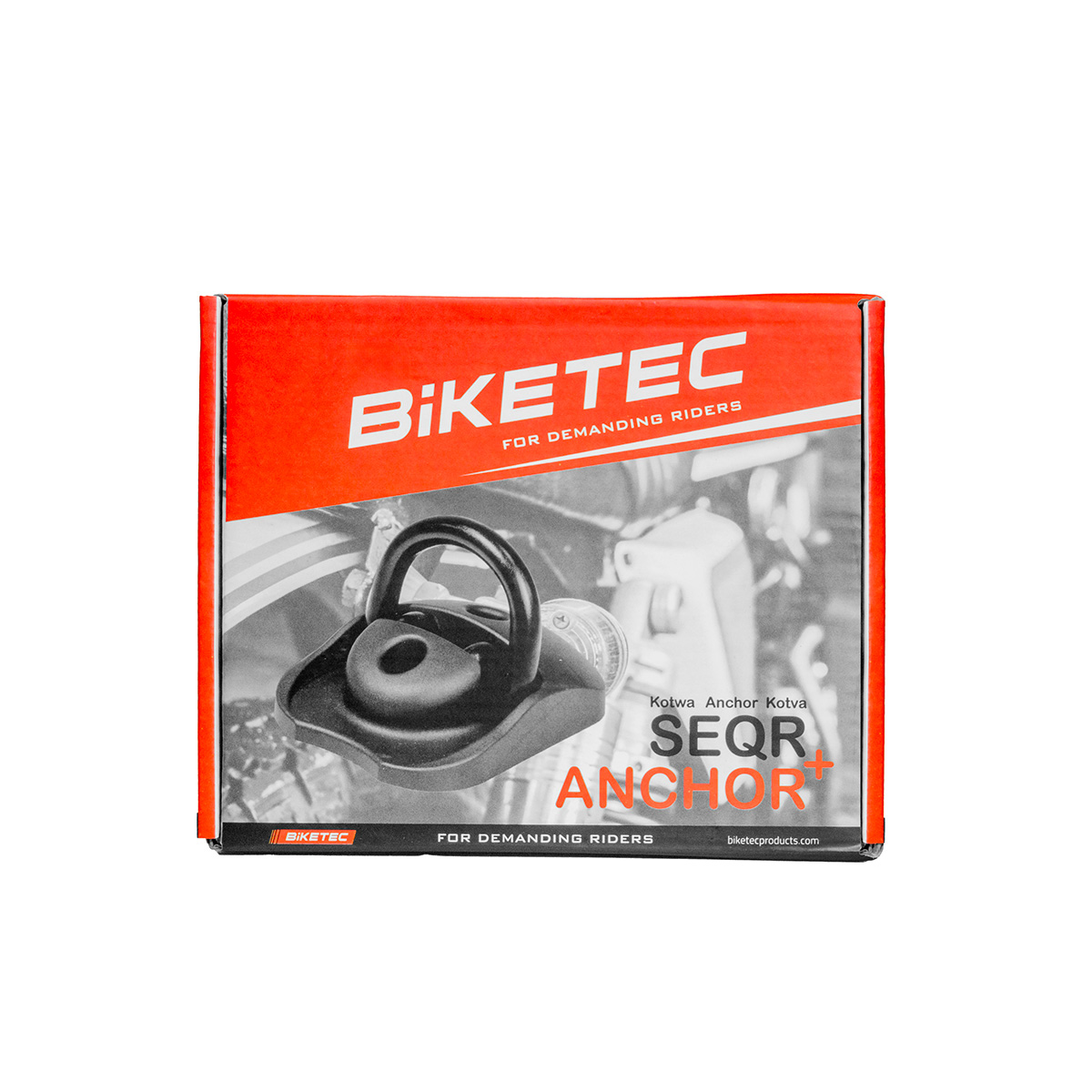 BIKETEC SEQR montáž na ochranu (kotva) 135mm X 116mm, 3klíče, jho 14mm (šrouby KOTWIĄCE v sadě)