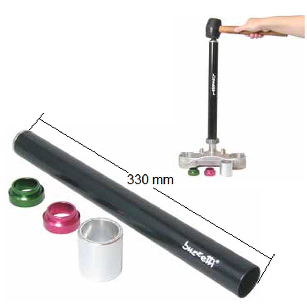 Tools on mounting conical bearings (diameter adapters BUZZETTI BZ5054