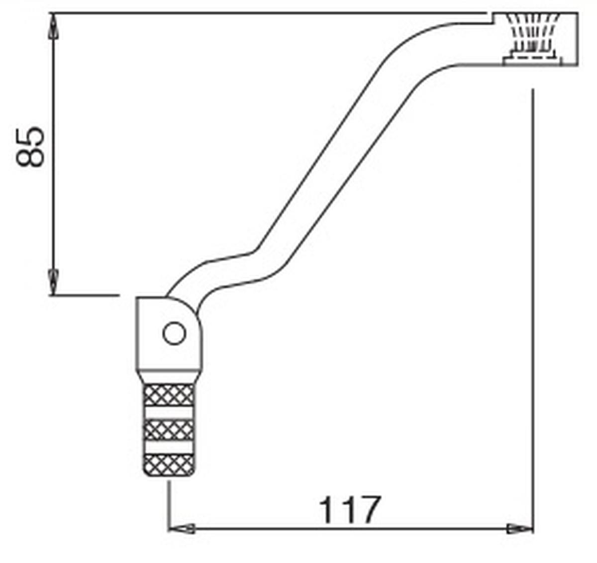 Clutch lever alumiNIUm BUZZETTI BZ7714