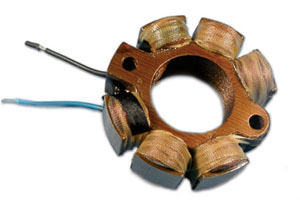 ELECTREX stator (vinutí) alternátoru SUZUKI RM 125 89-93, RM 250 87-93, HONDA CR125/250 84-85,YAMAHA YZ125 87, YZ250 85-87