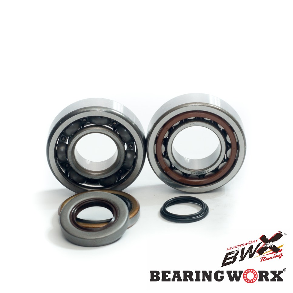 BEARING WORX ložiska klikové hřídele s těsnícími prvky KTM SX 85/105 03-26, HUSQVARNA TC 85 (14-26) (NTN) vyrobeno v Japonsku (23.CBS61003;50002307)