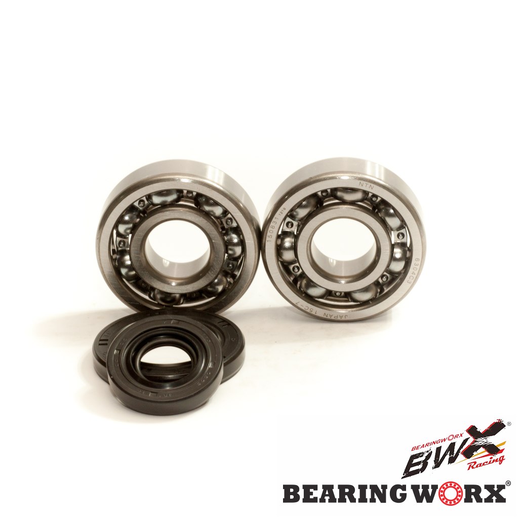 BEARING WORX ložiska klikové hřídele s těsnícími prvky KTM SX 65 09-26, (NTN) vyrobeno v Japonsku (24-1103) (BEARING WORX ložiska klikové hřídele s)