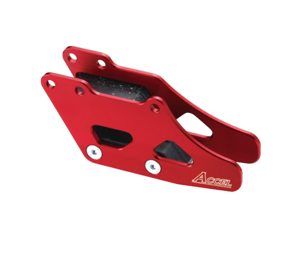 ACCEL vodítko řetězu komplet HONDA CRF 250/450 07-18, CRF250/450X 05-18 barva červená