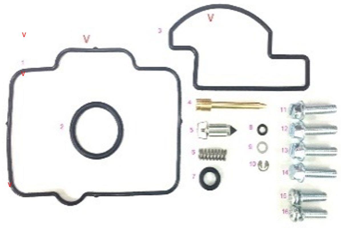 BEARING WORX sada na opravu karburátoru HUSABERG TE 250/300 11-14, HUSQVARNA TC 125/250, TE 125/250/300 14-17, KTM EXC 250/300 04-05, SX 125/150
