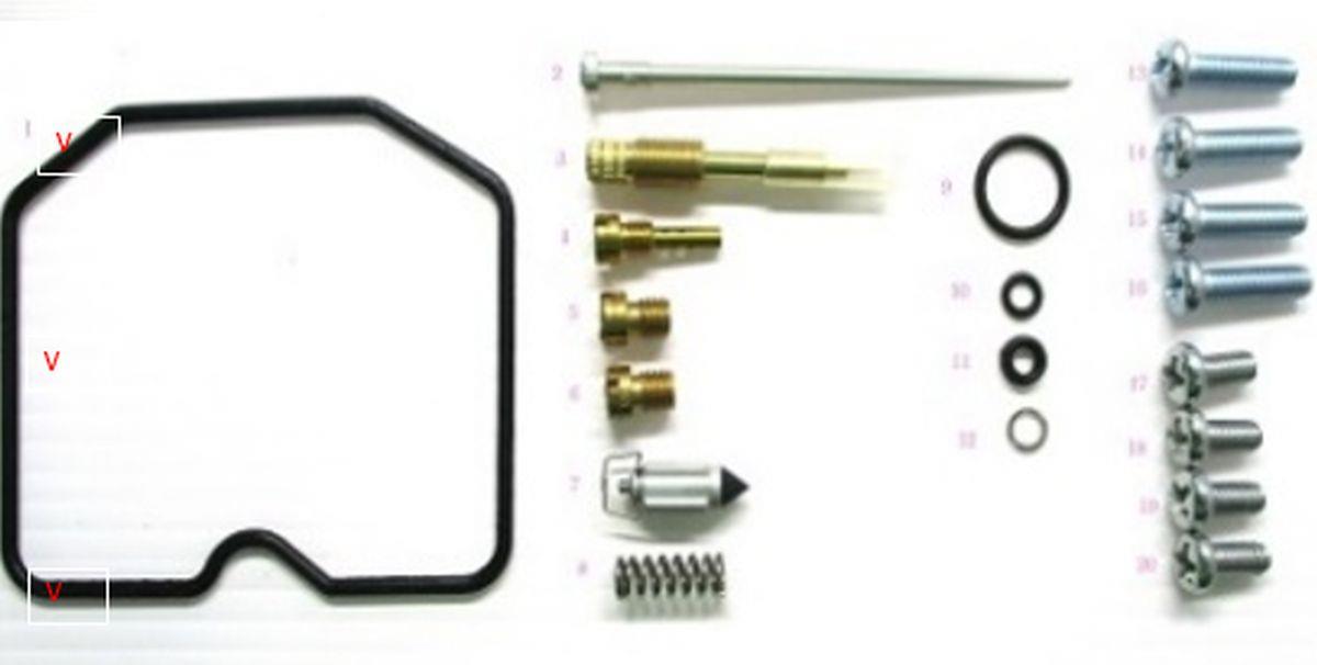 BEARING WORX sada na opravu karburátoru SUZUKI LT-A/LT-F 400 KING QUAD 08-10 (26-1091)