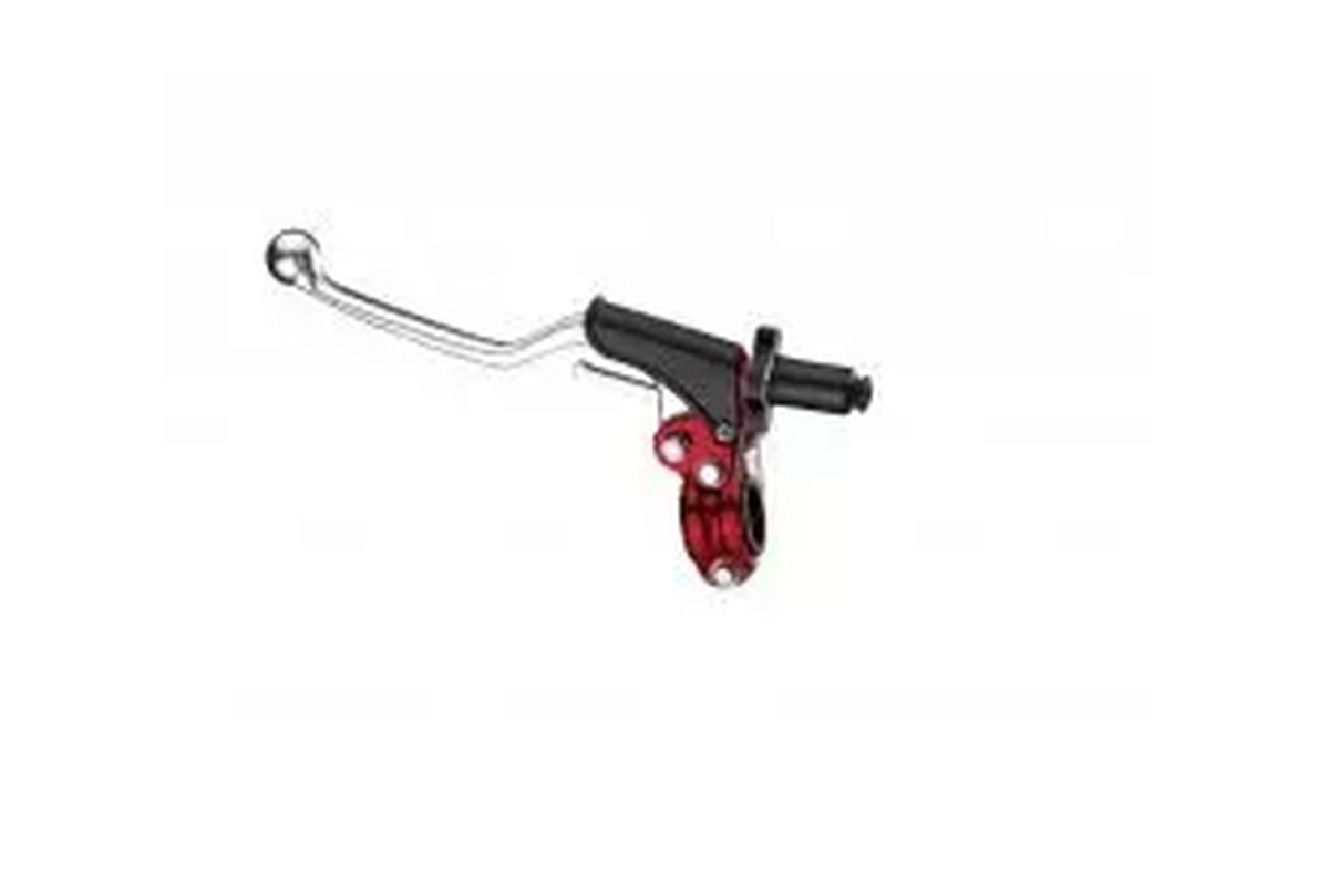 Clutch lever handle complete universal (forged) colour red ( ACCEL CL-01RD