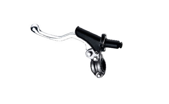 Clutch lever handle complete universal paint titaNIUm ( ACCEL CL-05T