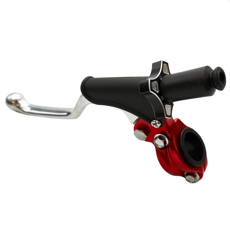 Clutch lever handle complete universal colour red ( ACCEL CL-07RD