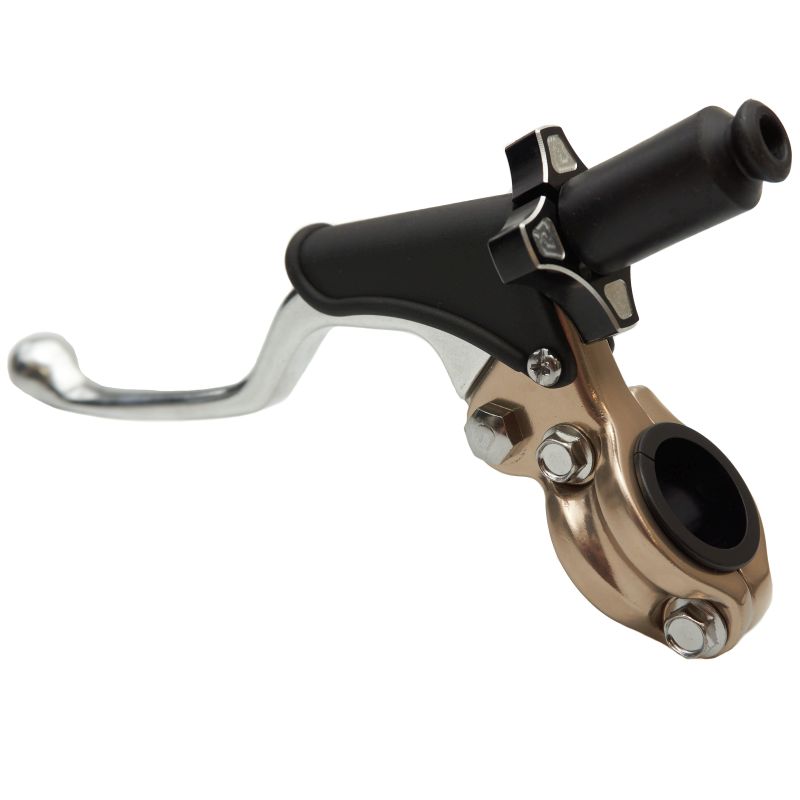 Clutch lever handle complete universal paint titaNIUm ( ACCEL CL-07T