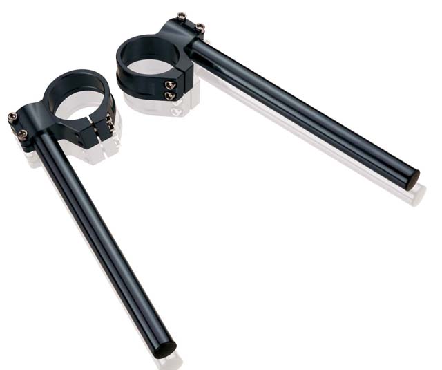 ACCEL STREET CLIP-ON split handlebars 48mm clamp color black