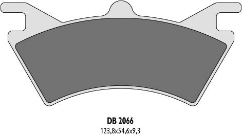 DELTA BRAKING brake pads KH313 polaris 6x6 - replaced by DB2066QD-D and DB2066MX-D (DB2066OR-D)