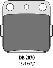 Brake pads DELTA BRAKING DB2070OR-D