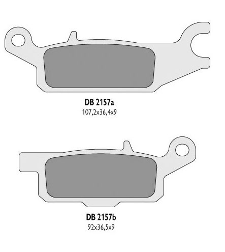 Brake pads DELTA BRAKING DB2157OR-D