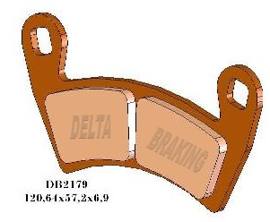 DELTA BRAKING brzdové destičky KH452 POLARIS - nahrazuje DB2179MX-D DB2179QD-D (DELTA BRAKING brzdové destičky KH452 POLARIS - nahrazuje DB2179MX-D)