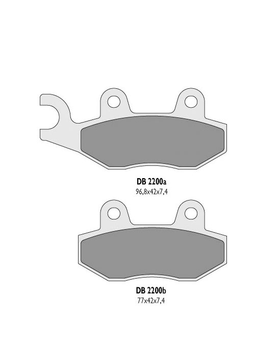 Brake pads DELTA BRAKING DB2200OR-D