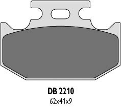 DELTA BRAKING brzdové destičky KH152, KH152/2 - nahrazuje DB2210MX-N a DB2210QD-N