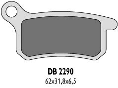 DELTA BRAKING brake pads KH357 KTM SX65/85 rear- replaced by DB2290MX-N and DB2290QD-N (DB2290OR-N)