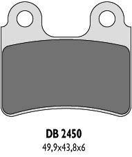 DELTA BRAKING brake pads KH303 - replaced by DB2450QD-D and DB2450MX-D (DB2450OR-D)