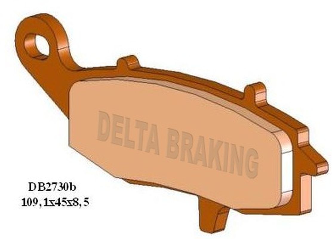 DELTA BRAKING brzdové destičky KH229 přední levá kotouč KAWASAKI ER-6F 06-16, KLE 650 10-14, KLE 650 VERSYS 07-16, ZR 750/1100, VN 800 96-04, VN 900 07-22, SUZUKI GSF 600/650 BANDIT 00-06, DL 650 V-STROM 04-21, VL 1500 02-13