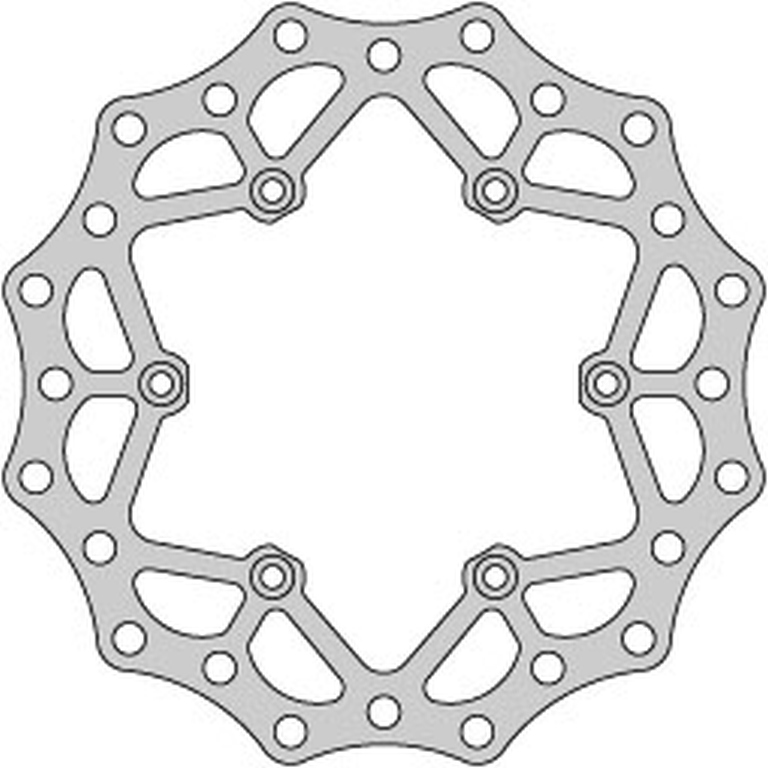Brake disc rearDELTA BRAKING DBD037D