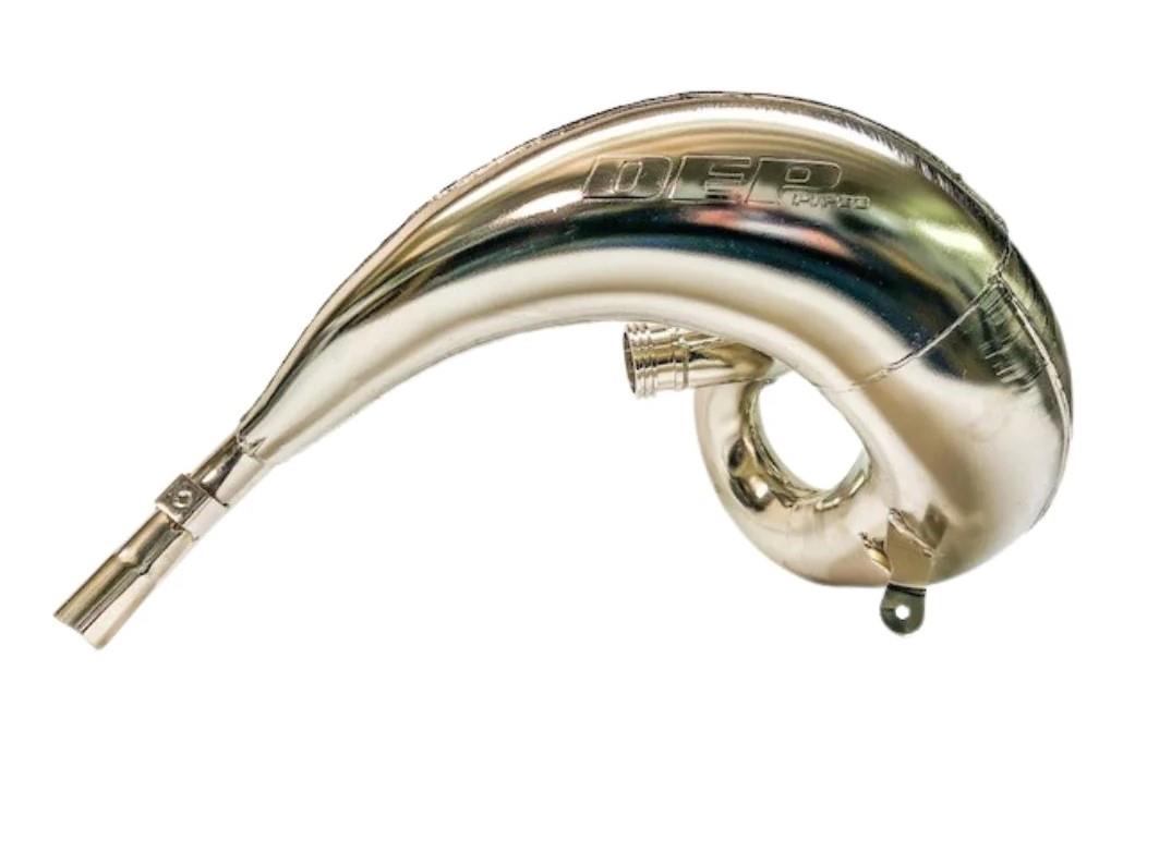 Levně DEP PIPES ARMOURED difuzor/komora/rezonanční trubice poniklovaná (FRONT EXHAUST PIPE NICKEL): BETA 250/300 RR 14 - 23 (zesílený 1,2mm) (DEP PIPES)