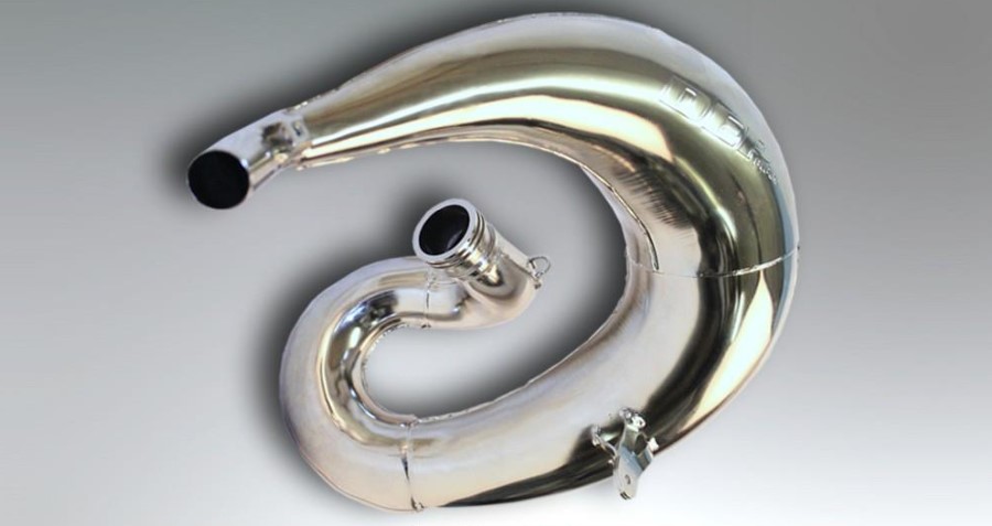 Levně DEP PIPES ARMOURED difuzor/komora/rezonanční trubice poniklovaná (FRONT EXHAUST PIPE NICKEL): KAWASAKI KX 250 05-19 (zesílený 1,2mm) (DEP PIPES)