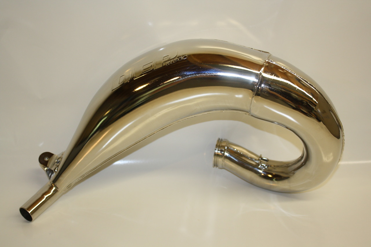 Levně DEP PIPES ARMOURED difuzor/komora/rezonanční trubice poniklovaná (FRONT EXHAUST PIPE NICKEL): SUZUKI RM250 `07-ještě (zesílený 1,2mm) (DEP PIPES)