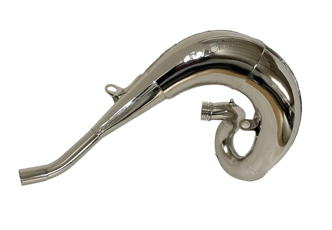 DEP PIPES ARMOURED difuzor/komora/rezonanční trubice poniklovaná (FRONT EXHAUST PIPE NICKEL): SX 250/300 23-, EXC-TBI 24-, HUSQVARNA TE 250/300 24-,