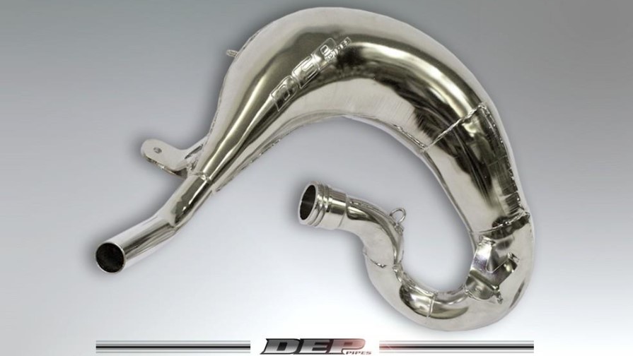 DEP PIPES difuzor/komora/rezonanční trubice poniklovaná (FRONT EXHAUST PIPE NICKEL): KTM SX 85 18-21, HUSQVARNA TC 85 18-21 (DEP PIPES)