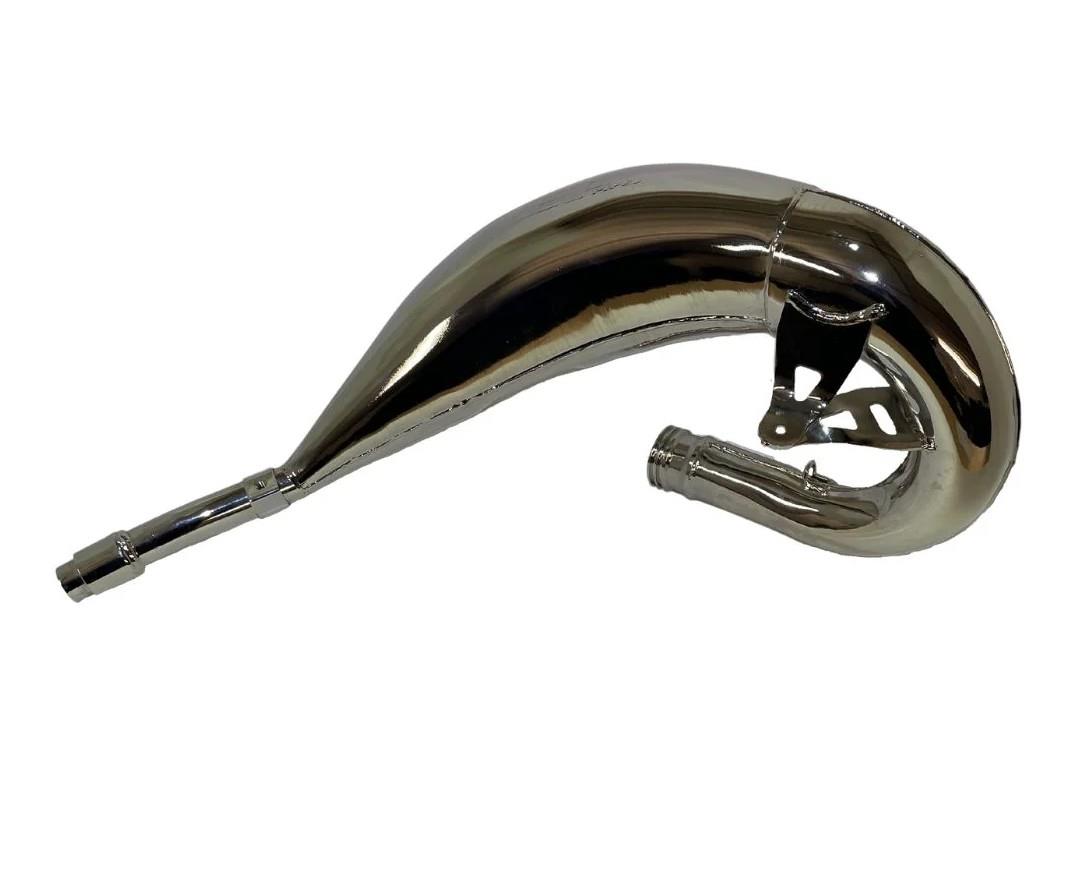 DEP PIPES difuzor/komora/rezonanční trubice poniklovaná (FRONT EXHAUST PIPE NICKEL): YAMAHA YZ 125 22- (DEP PIPES difuzor/komora/rezonanční trubice)