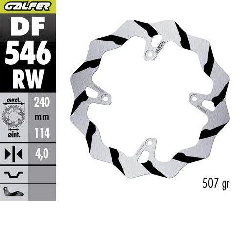 Brake disc rearGALFER DF546RW
