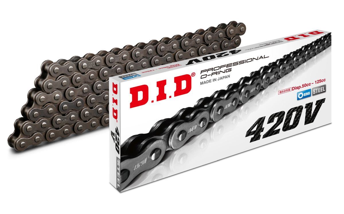 DID drive chain 420V-138 (138 articles) O-RING (O-RING) disconnected + buckle (DID420V-138)