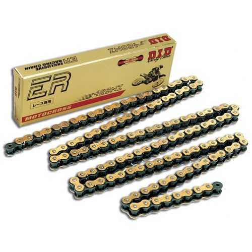 DID drive chain 428NZGB-124 (124 articles) without O-KROUžků golden disconnected + buckle (DID428NZG&B-124)