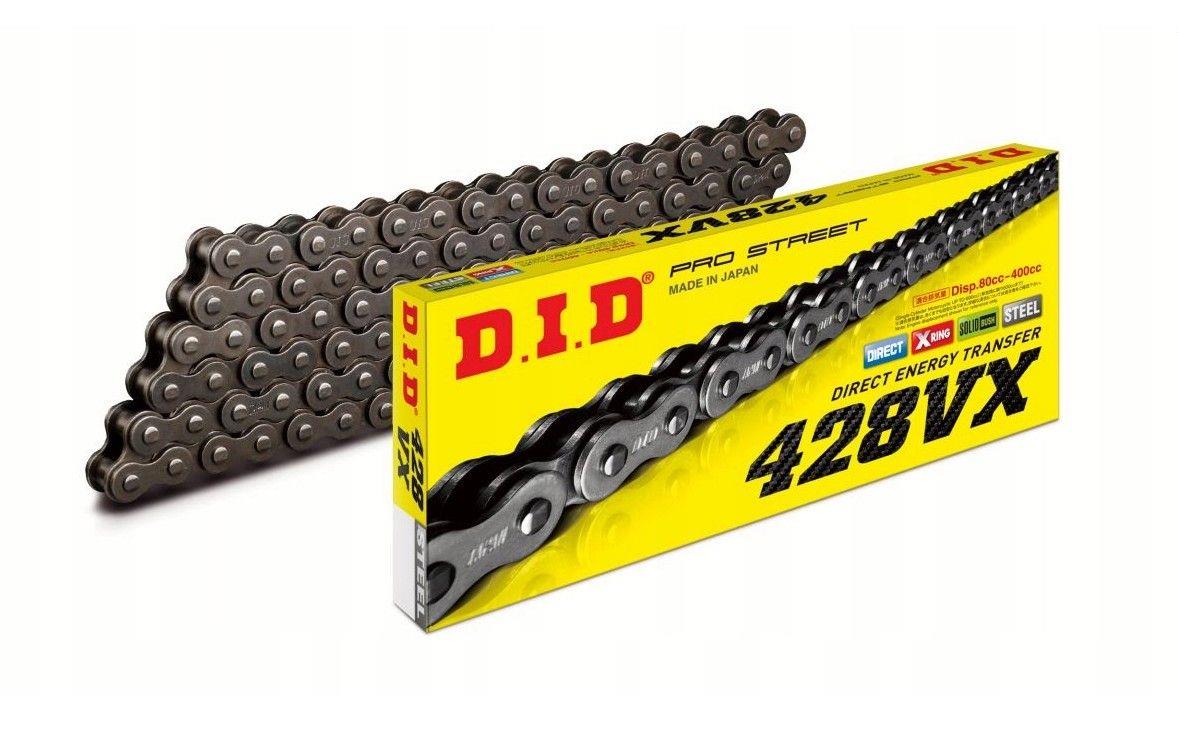 DID drive chain 428VX-148 (148 articles) X-RING disconnected + rivet coupling (DID428VX-148ZB)
